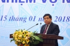Bộ trưởng Bộ Kế hoạch và Đầu tư Nguyễn Chí Dũng phát biểu khai mạc Hội nghị. Ảnh: Đức Trung (MPI)