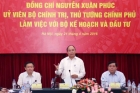 Thủ tướng Chính phủ Nguyễn Xuân Phúc làm việc với Bộ Kế hoạch và Đầu tư