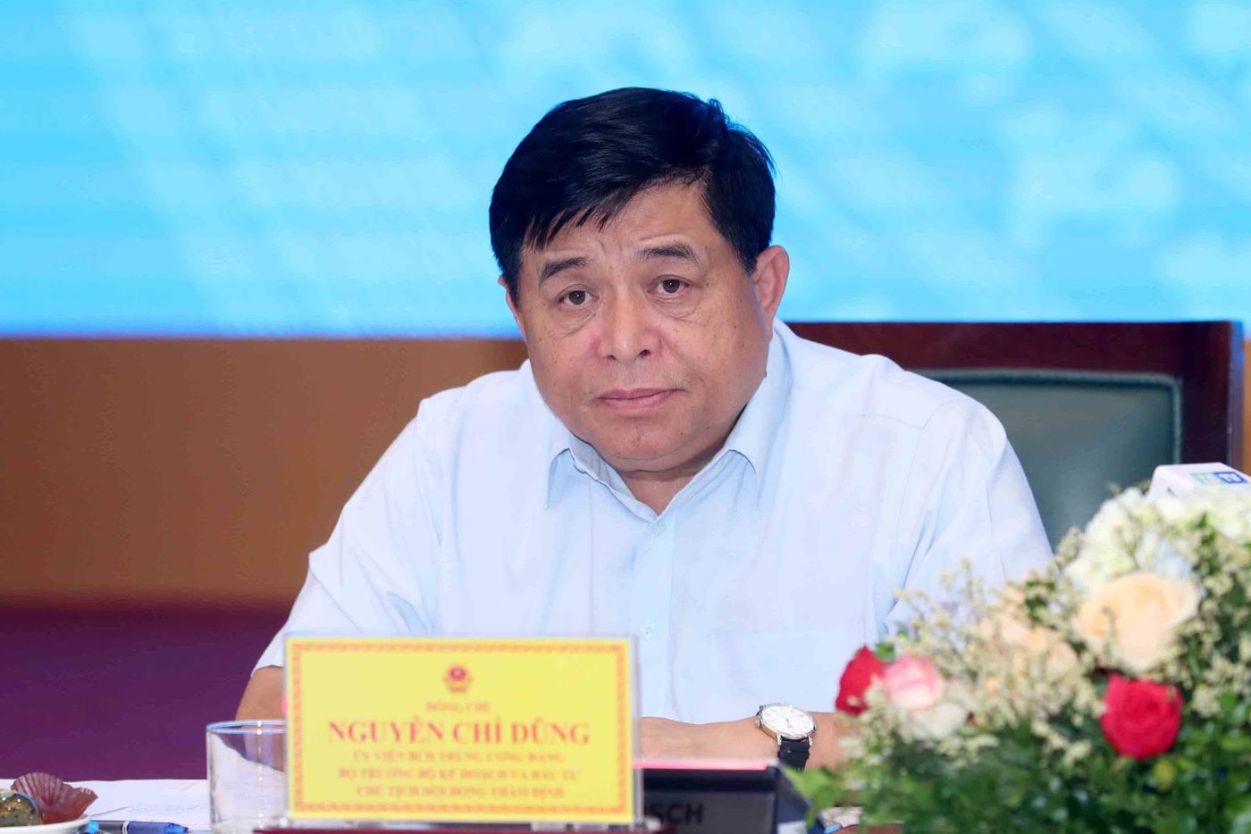 Bộ trưởng Nguyễn Chí Dũng phát biểu kết luận. Ảnh: MPI