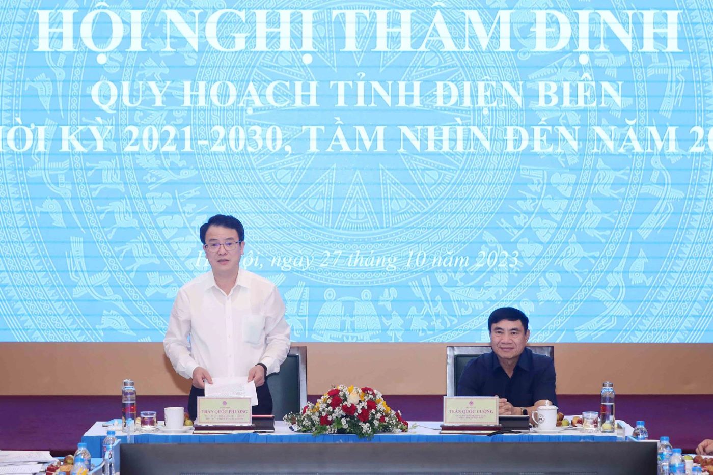 Thứ trưởng Trần Quốc Phương phát biểu tại Hội nghị. Ảnh: MPI